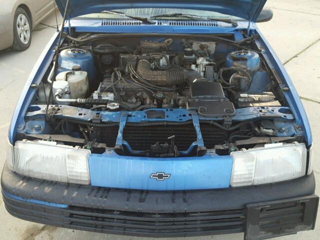 1G1JC5442R7235549 - 1994 CHEVROLET CAVALIER V BLUE photo 7