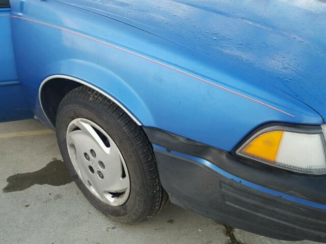 1G1JC5442R7235549 - 1994 CHEVROLET CAVALIER V BLUE photo 9