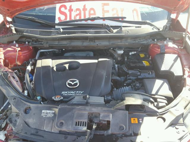 JM3KE2CY8E0378007 - 2014 MAZDA CX-5 TOURI RED photo 7