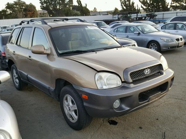 KM8SC13D84U839733 - 2004 HYUNDAI SANTA FE G GOLD photo 1