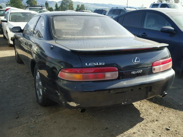 JT8UZ30CXS0044155 - 1995 LEXUS SC 400 BLACK photo 3