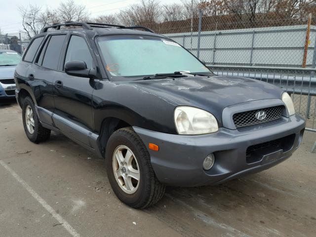 KM8SC13D84U756254 - 2004 HYUNDAI SANTA FE G BLACK photo 1