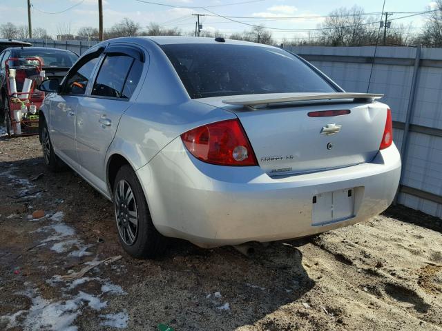 1G1AS58H997241042 - 2009 CHEVROLET COBALT LS SILVER photo 3