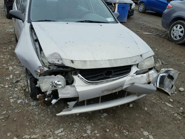 1NXBR12E51Z562348 - 2001 TOYOTA COROLLA CE SILVER photo 9