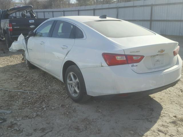 1G1ZB5ST4GF209358 - 2016 CHEVROLET MALIBU LS 白色 照片 3