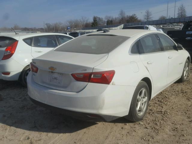 1G1ZB5ST4GF209358 - 2016 CHEVROLET MALIBU LS 白色 照片 4