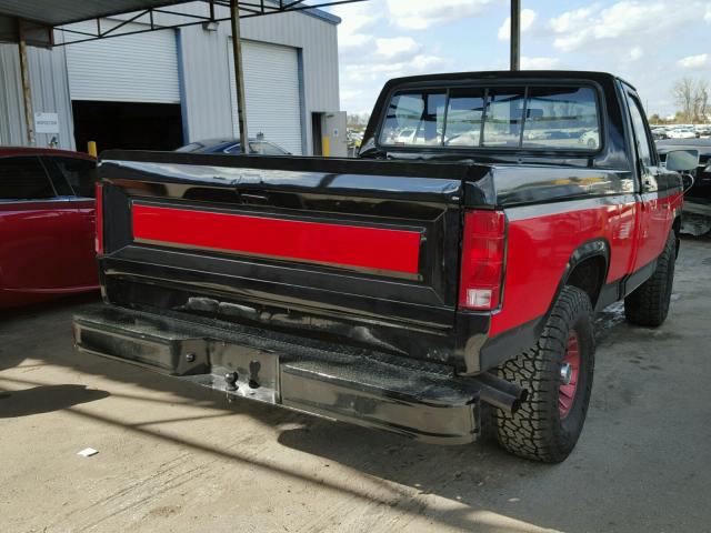 1FTDF15Y7FNA44447 - 1985 FORD F150 TWO TONE photo 4