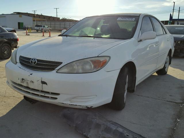 4T1BE30K93U129182 - 2003 TOYOTA CAMRY LE WHITE photo 2