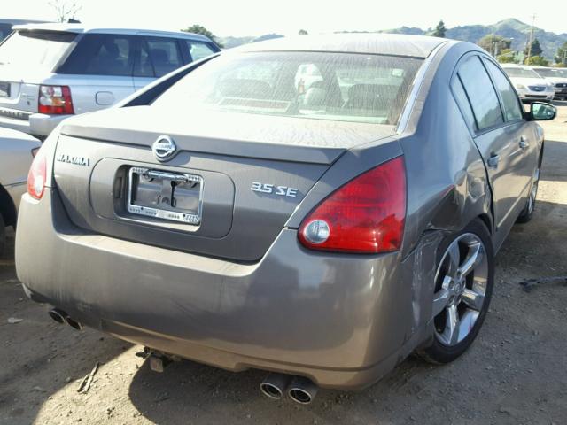 1N4BA41E45C833528 - 2005 NISSAN MAXIMA SE TAN photo 4