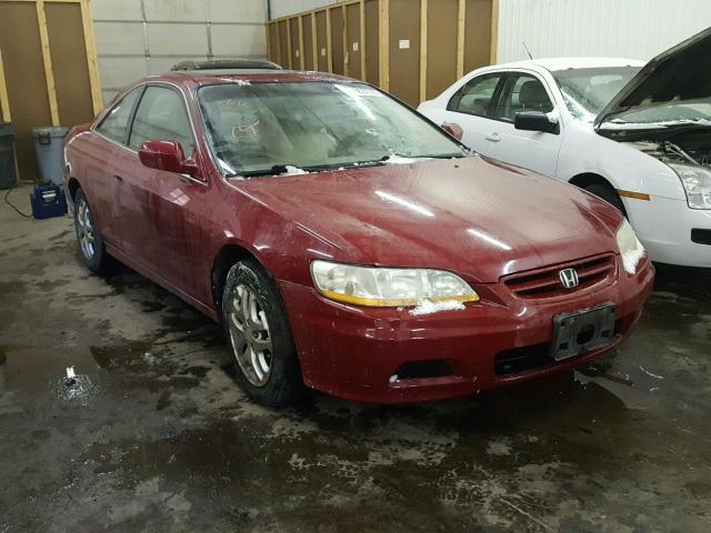 1HGCG22571A019462 - 2001 HONDA ACCORD EX RED photo 1