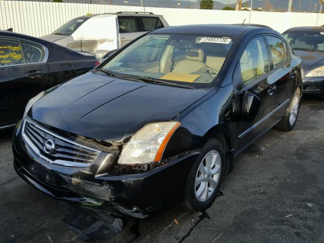 3N1AB6APXCL760427 - 2012 NISSAN SENTRA 2.0 BLACK photo 2