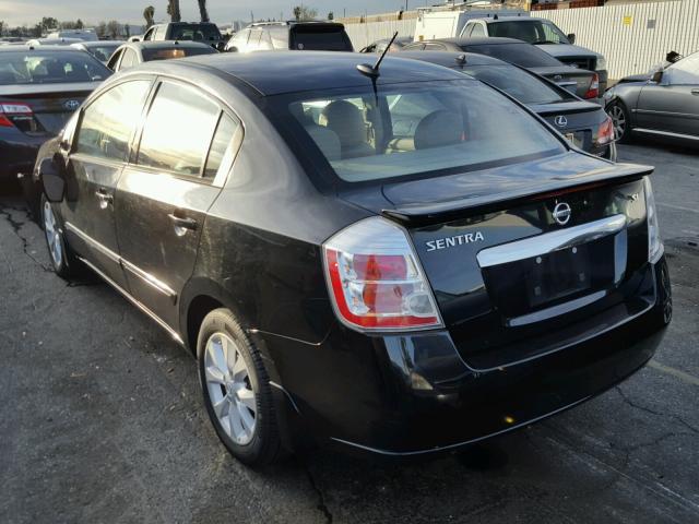 3N1AB6APXCL760427 - 2012 NISSAN SENTRA 2.0 BLACK photo 3