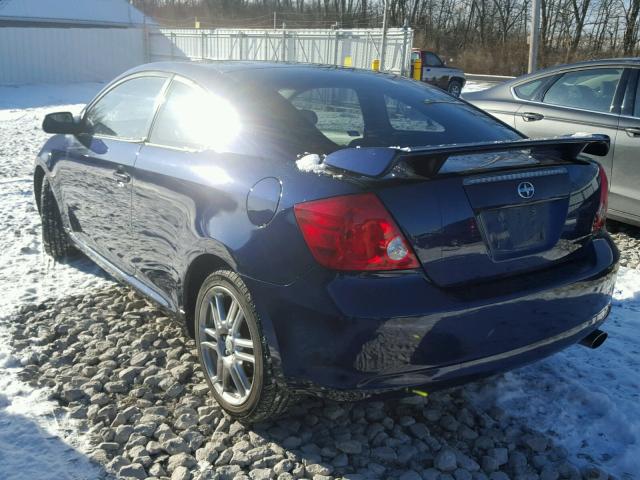 JTKDE177760084153 - 2006 TOYOTA SCION TC BLUE photo 3