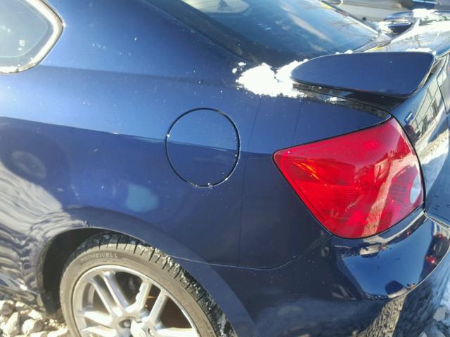 JTKDE177760084153 - 2006 TOYOTA SCION TC BLUE photo 9