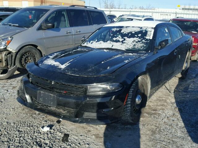 2C3CDXKT9GH151026 - 2016 DODGE CHARGER PO BLACK photo 2