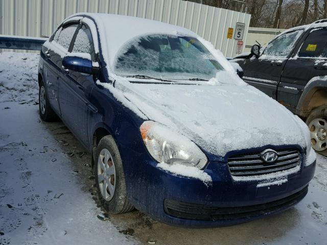 KMHCN46C98U259433 - 2008 HYUNDAI ACCENT GLS BLUE photo 1