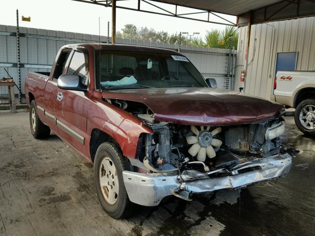 2GCEC19V211264618 - 2001 CHEVROLET SILVERADO MAROON photo 1