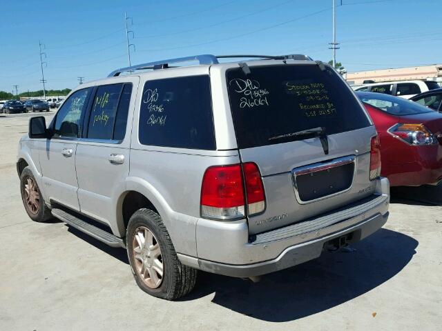 5LMEU88H94ZJ17587 - 2004 LINCOLN AVIATOR BEIGE photo 3