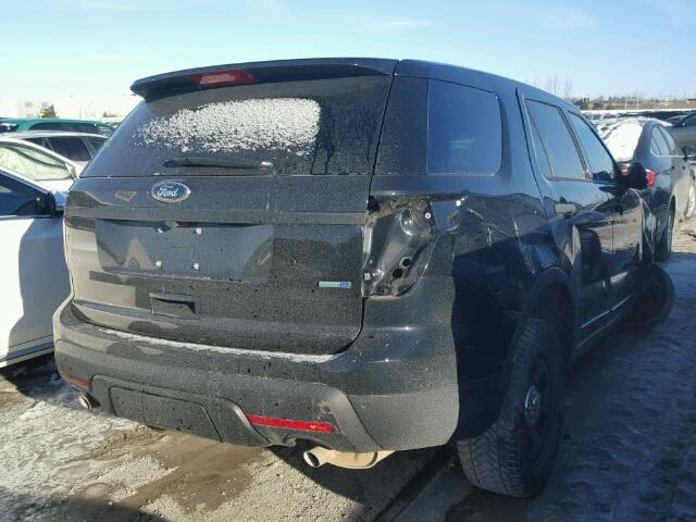 1FM5K8AR9EGA60848 - 2014 FORD EXPLORER P BLACK photo 4