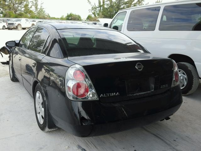 1N4AL11D06C256705 - 2006 NISSAN ALTIMA S BLACK photo 3