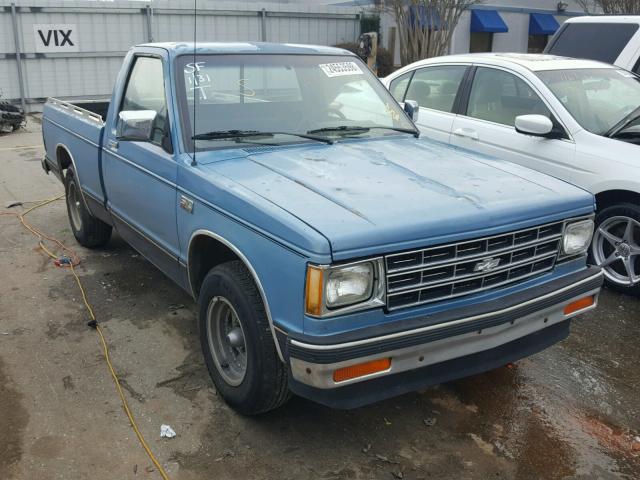 1GCCS14R7H2263804 - 1987 CHEVROLET S TRUCK S1 BLUE photo 1