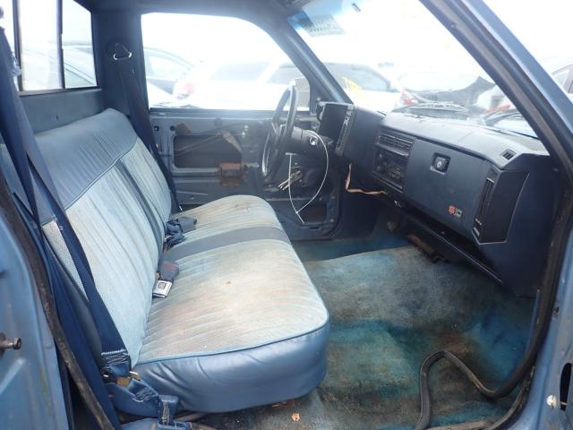 1GCCS14R7H2263804 - 1987 CHEVROLET S TRUCK S1 BLUE photo 5