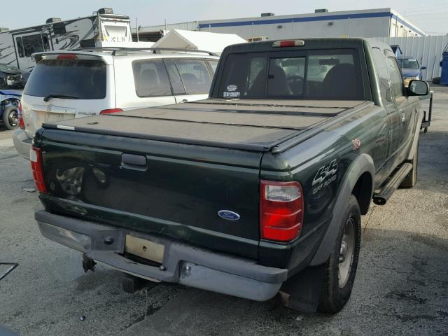 1FTZR15E81PB60353 - 2001 FORD RANGER SUP GREEN photo 4