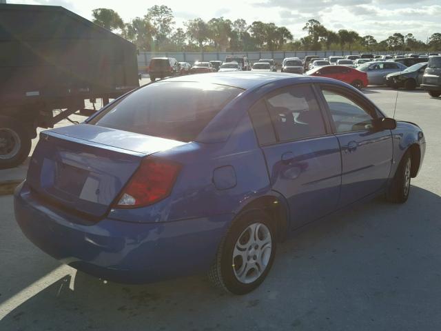 1G8AJ52F14Z112303 - 2004 SATURN ION LEVEL 蓝色 照片 4