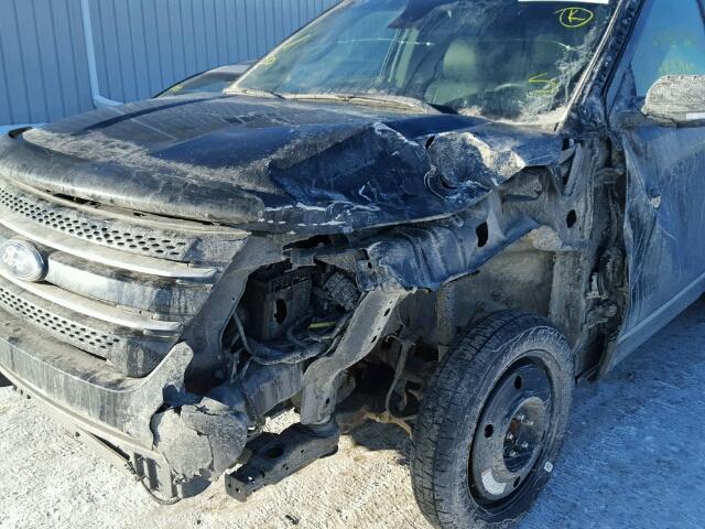 1FM5K8F81FGB76465 - 2015 FORD EXPLORER L BLACK photo 9