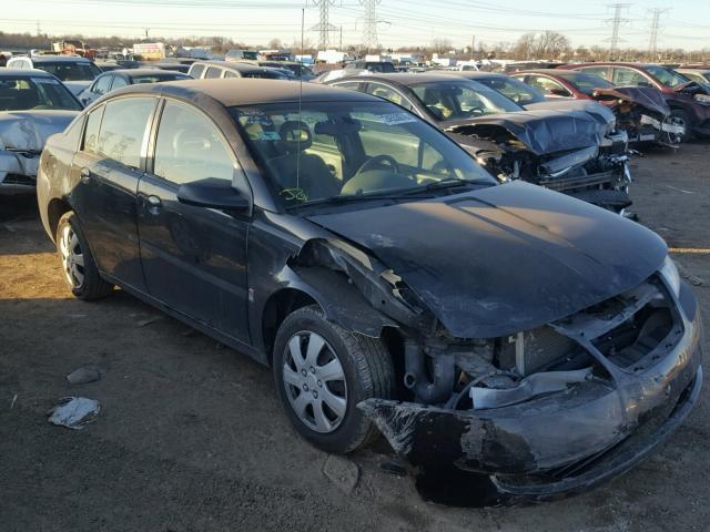 1G8AJ58F47Z189615 - 2007 SATURN ION LEVEL BLACK photo 1