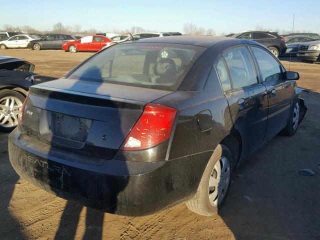 1G8AJ58F47Z189615 - 2007 SATURN ION LEVEL BLACK photo 4