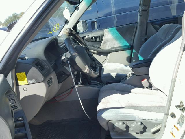 JF1SF65681H722137 - 2001 SUBARU FORESTER S 白色 照片 5