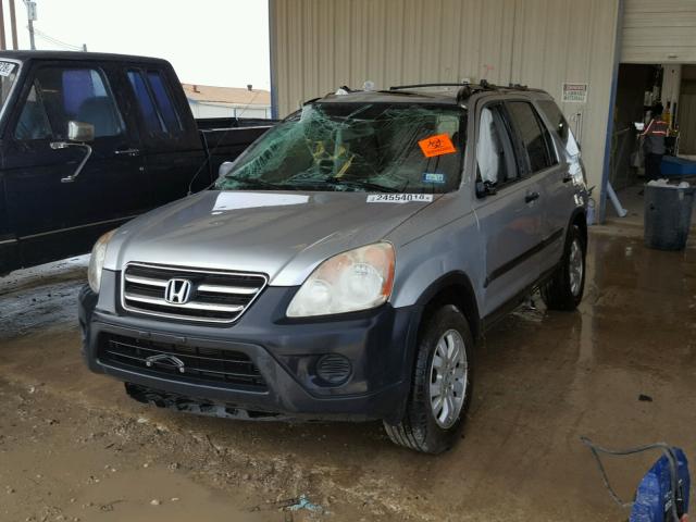 SHSRD78896U413049 - 2006 HONDA CR-V EX SILVER photo 2