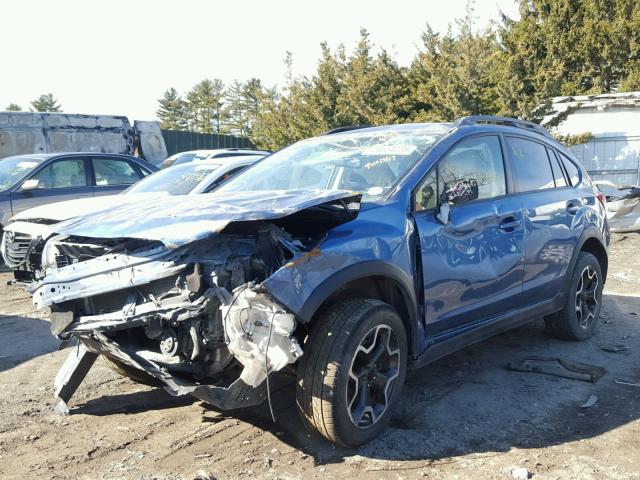 JF2GPACC8F8231066 - 2015 SUBARU XV CROSSTR BLUE photo 2