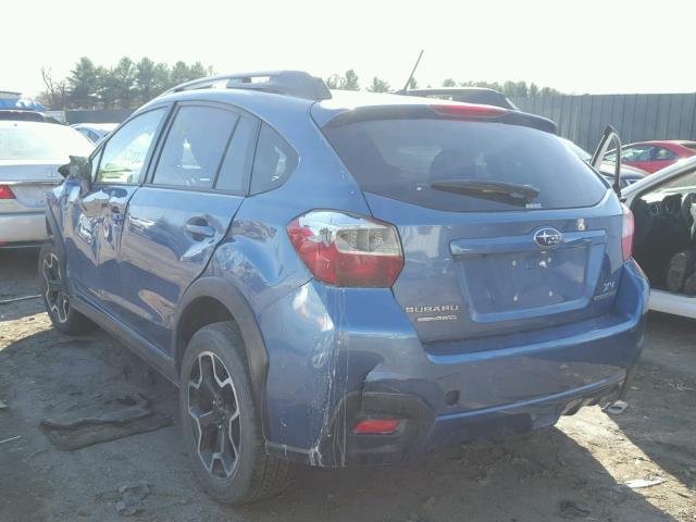 JF2GPACC8F8231066 - 2015 SUBARU XV CROSSTR BLUE photo 3