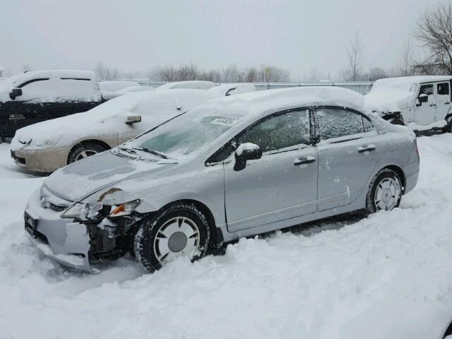 2HGFA16439H027629 - 2009 HONDA CIVIC DX-G SILVER photo 2