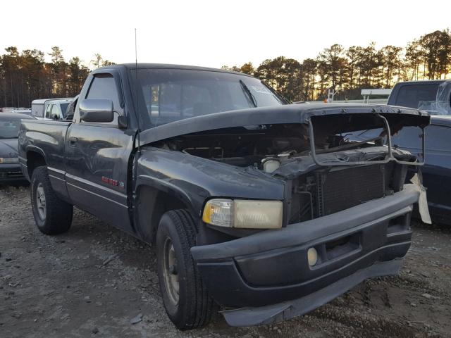 1B7HC16Z8TJ178372 - 1996 DODGE RAM 1500 BLACK photo 1