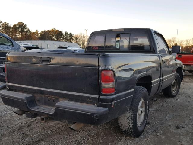 1B7HC16Z8TJ178372 - 1996 DODGE RAM 1500 BLACK photo 4