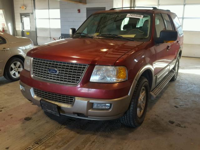 1FMFU17L04LB38089 - 2004 FORD EXPEDITION RED photo 2