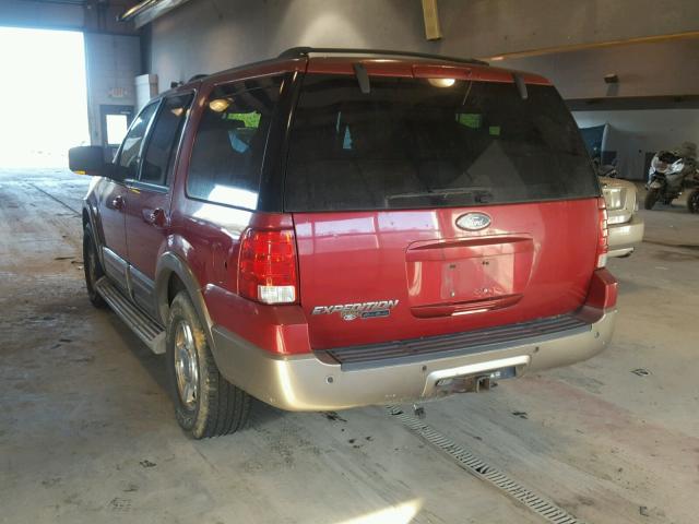 1FMFU17L04LB38089 - 2004 FORD EXPEDITION RED photo 3