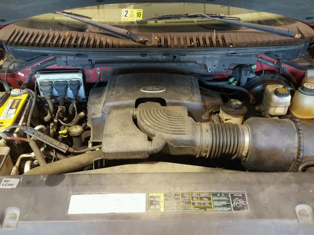 1FMFU17L04LB38089 - 2004 FORD EXPEDITION RED photo 7