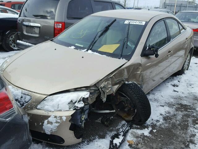 1G2ZG558564288277 - 2006 PONTIAC G6 SE1 BEIGE photo 2