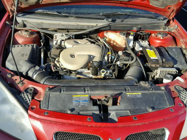 1G2ZH361874157252 - 2007 PONTIAC G6 GT RED photo 7