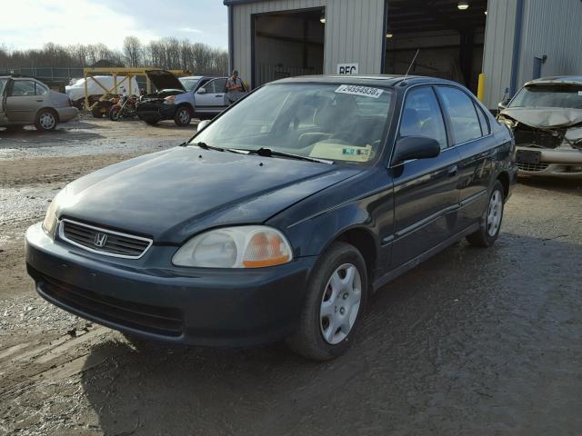 2HGEJ8545WH514929 - 1998 HONDA CIVIC EX მწვანე ფოტო 2