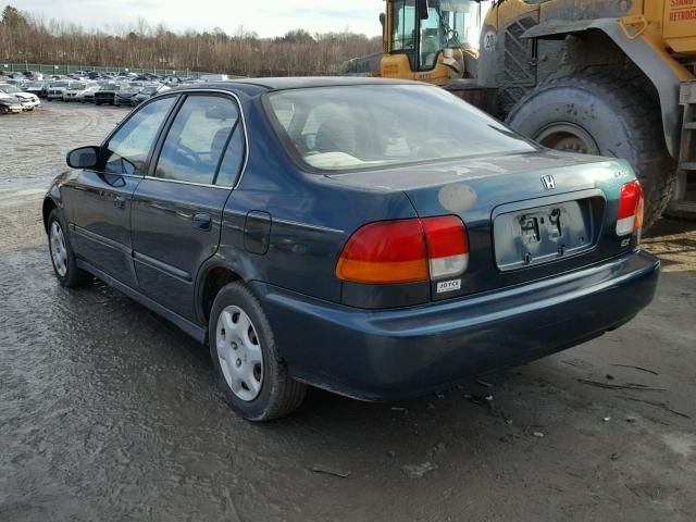 2HGEJ8545WH514929 - 1998 HONDA CIVIC EX მწვანე ფოტო 3