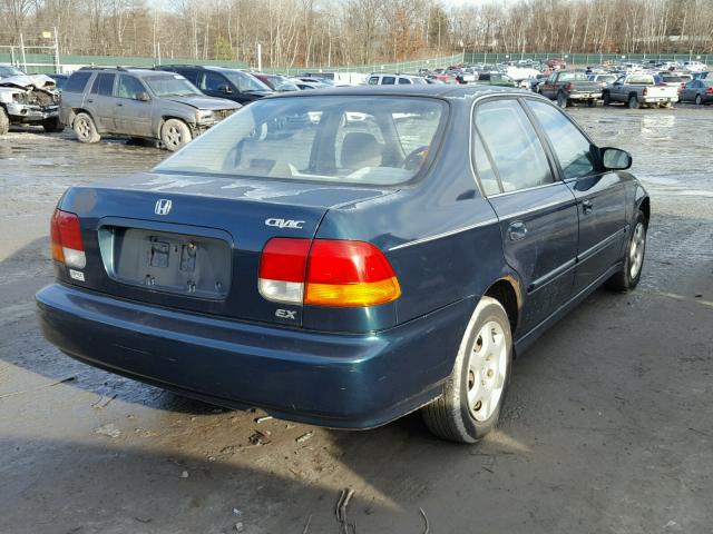 2HGEJ8545WH514929 - 1998 HONDA CIVIC EX მწვანე ფოტო 4