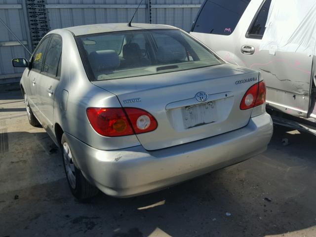 1NXBR32E34Z298885 - 2004 TOYOTA COROLLA SILVER photo 3