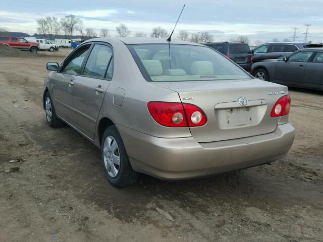 1NXBR30E47Z797539 - 2007 TOYOTA COROLLA CE BEIGE photo 3