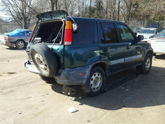 JHLRD184XYC007009 - 2000 HONDA CR-V LX GREEN photo 4