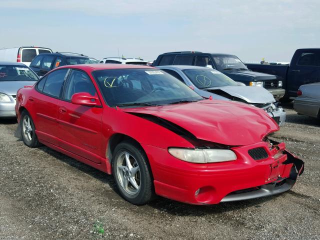 1G2WP52K91F152685 - 2001 PONTIAC GRAND PRIX RED photo 1